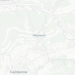Map of pickleball courts in Meyreuil