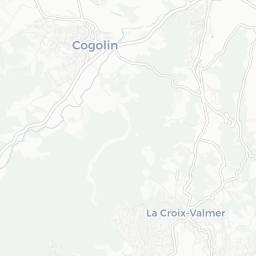 Map of pickleball courts in Cogolin