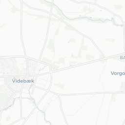 Map of pickleball courts in Videbæk