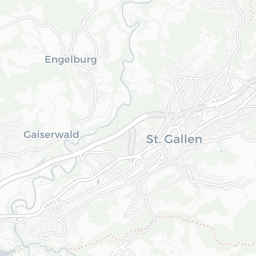 Karte der Pickleball-Plätze in St. Gallen
