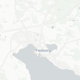 Map of pickleball courts in Faaborg