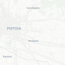 Map of pickleball courts in Pistoia