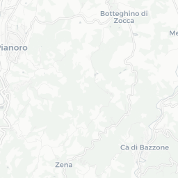 Map of pickleball courts in Pianoro