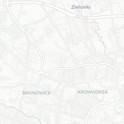 Map of pickleball courts in Kraków