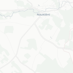 Map of pickleball courts in Naukšēni