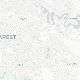 Map of pickleball courts in București