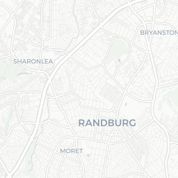 Map of pickleball courts in Johannesburg