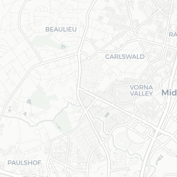 Map of pickleball courts in Sandton