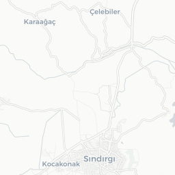 CAYGOREN-SINDIRGI (BALIKESIR) harita görseli