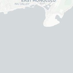 Map of pickleball courts in East Honolulu