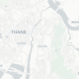 Map of pickleball courts in Thane