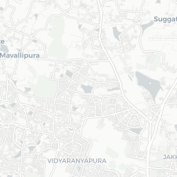 Map of pickleball courts in Avalahalli