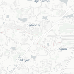 Map of pickleball courts in Chikkajala