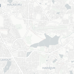 Map of pickleball courts in Bengaluru