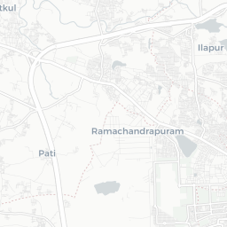Map of pickleball courts in Patancheruvu