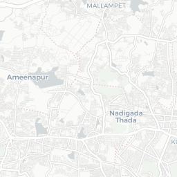 Map of pickleball courts in Serilingampalle