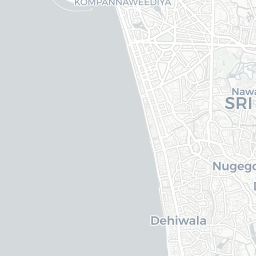 Map of pickleball courts in Colombo