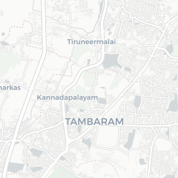 Map of pickleball courts in Tambaram