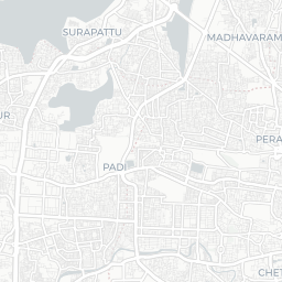 Map of pickleball courts in Thiruverkadu
