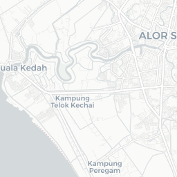 Map of pickleball courts in Alor Setar
