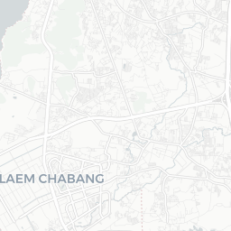 Map of pickleball courts in Chon Buri