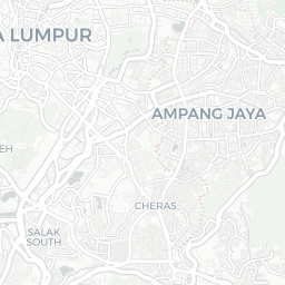 Map of pickleball courts in Bandar Kuala Lumpur