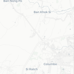 Map of pickleball courts in Khon Kaen