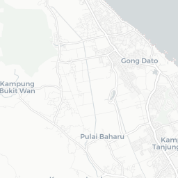 Map of pickleball courts in Gong Dato
