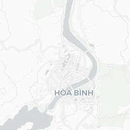 Map of pickleball courts in Hòa Bình