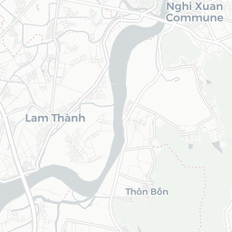Map of pickleball courts in Huyện Nghi Xuân