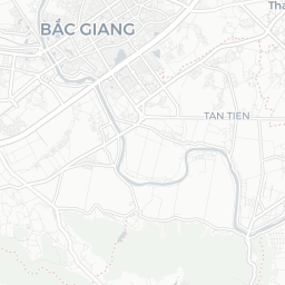 Map of pickleball courts in Bắc Giang