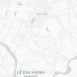 Map of pickleball courts in Chí Linh