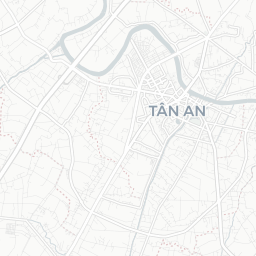 Map of pickleball courts in Tân An