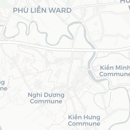 Map of pickleball courts in Huyện Kiến Thụy