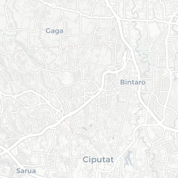 Map of pickleball courts in Banten