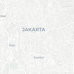 Map of pickleball courts in Jakarta