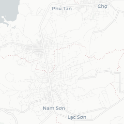 Map of pickleball courts in Huyện Thống Nhất