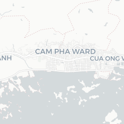 Map of pickleball courts in Cẩm Phả