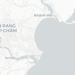 Map of pickleball courts in Phan Rang-Tháp Chàm