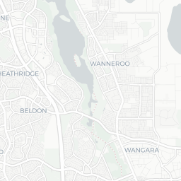 Map of pickleball courts in Wanneroo