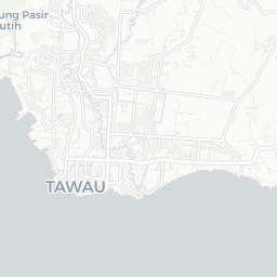 Map of pickleball courts in Tawau