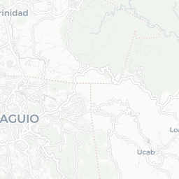 Map of pickleball courts in Baguio