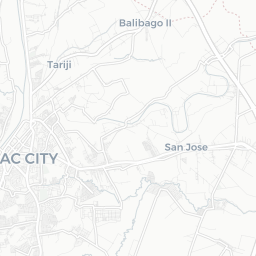 Map of pickleball courts in Tarlac