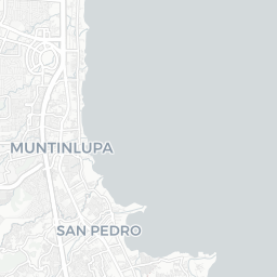Map of pickleball courts in Muntinlupa