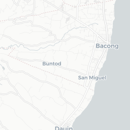 Map of pickleball courts in Dauin