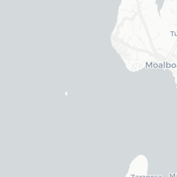 Map of pickleball courts in Moalboal