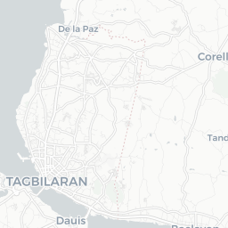 Map of pickleball courts in Tagbilaran City