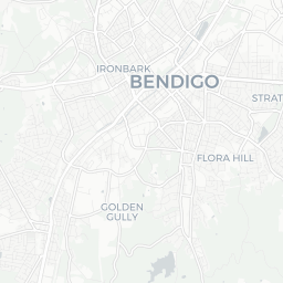 Map of pickleball courts in West Bendigo