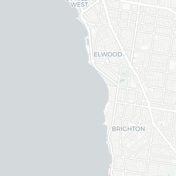 Map of pickleball courts in Brighton