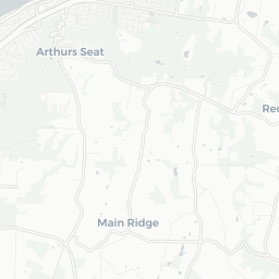 Map of pickleball courts in Main Ridge